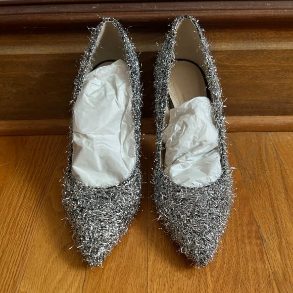 Sandro Metallic Pointed Toe Pumps - Picture 4 of 7